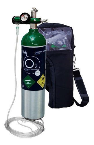 Imagen 4 de 8 de Kit De Tanque De Oxigeno Portatil 425 Litros, Sin Oxigeno