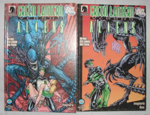 Green Lantern ( Kyle Rayner) Vs Alien ( Reina Alien) 2 Tomos