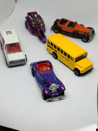 Hot Wheels Lote De 5 Carros Vintage 