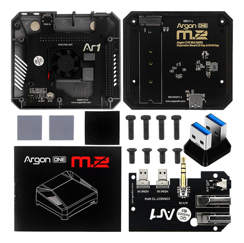 Adaptador Ssd De Carcasa De Aleación De Aluminio Argon One M