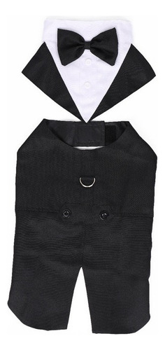 Traje De Boda/vestir Para Perro Con Pajarita
