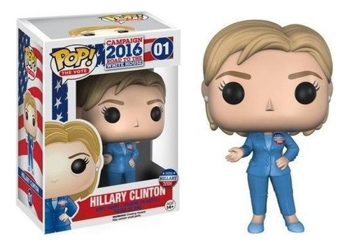 Hillary Clinton Pop Figura 3 X 