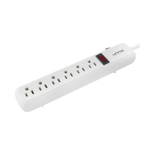 Regleta Electrica 6 Puertos Unno Power Strip