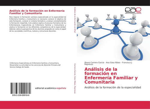 Libro: Análisis De La Formación En Enfermería Familiar Y Com