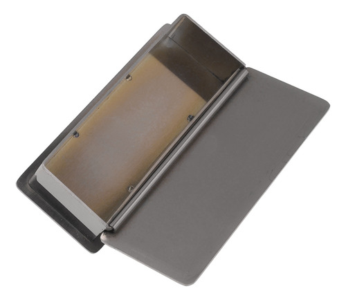 Soporte Para Palillos Con Tapa Rectangular De Acero Inoxidab