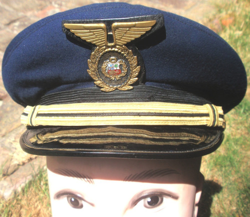 Gorra De Sub Oficial Fuerza Aerea Peru 