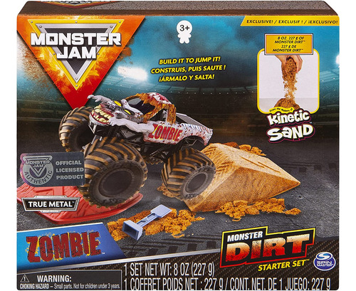 Set De Inicio Monster Jam Zombie Con Monster Dirt & Truck De