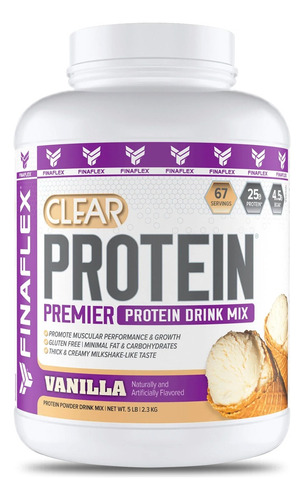 Proteina Clear 5lbs 67 Servicios Vainilla - Finaflex