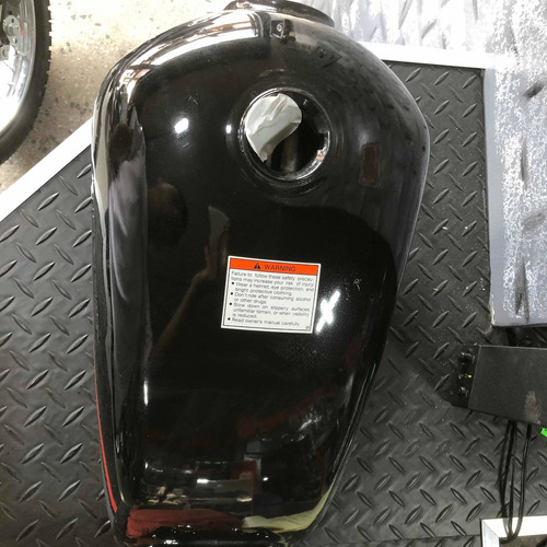 Tanque De Gasolina Owen Gs / Negro Y Rojo