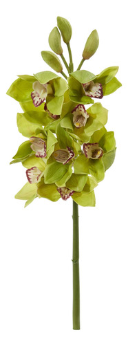 20 Pulgadas Cymbidium Orquídea Artificial (juego De 4)...