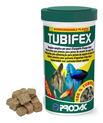 Tubifex Prodac 10g Suplemento - Aiken Acuario - Alimento Para Todo Tipo De Peces