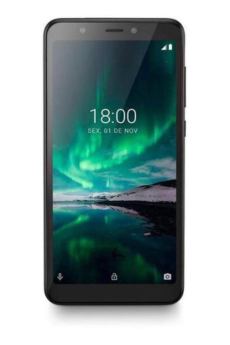 Celular Multi F Pro Preto 16gb P9118 Multilaser 4g Ram 1gb