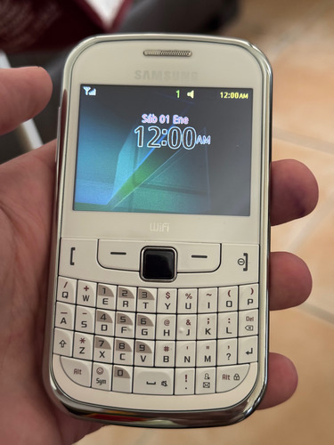 Celular Samsung Gt - S3350 (lee La Descripción) Blanco (Usado)