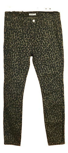 Jean Slim.fit Talla M Animal.print / Verde Mamba