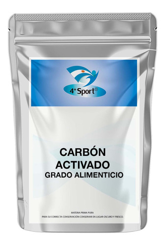 Carbón Activado Vegetal Grado Alimenticio 1 Kilo 4+