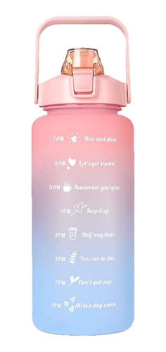Botella De Agua Deportiva Gran Capacidad 2l