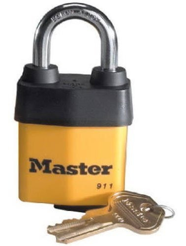 Master Lock Candado, Cubierto De Acero Laminado Lock, 2-1 / 