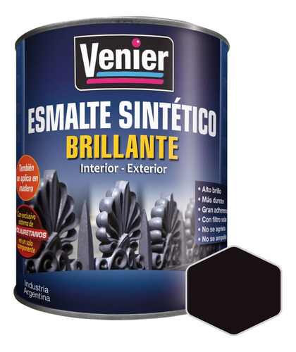Esmalte Sintetico Brillante Venier 3p Colores | 4lt