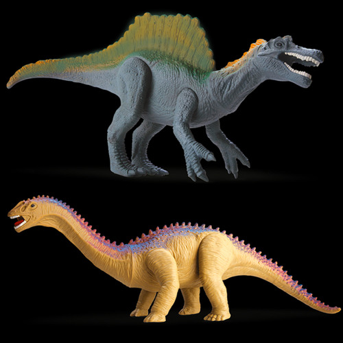2 Brinquedos Realista Dinossauro Spinossauro E Barapassauro