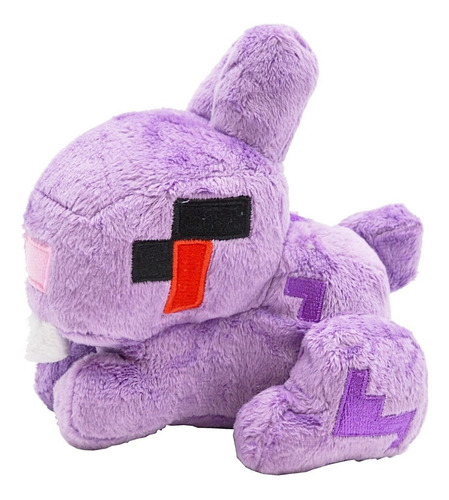 Peluche Minecraft Conejo Morado(purple Rabbit)