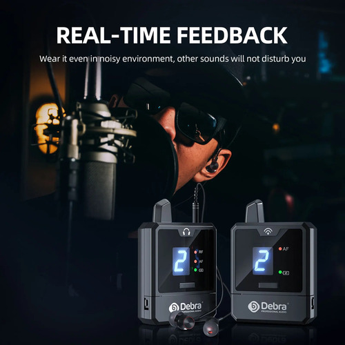Sistema De Monitores Inalambricos In-ear D-debra Er-mini