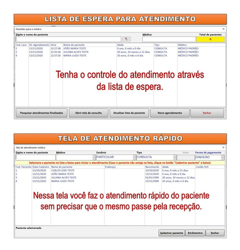 Sistema Para Consultório E Clínica Médica Exames, Atestado