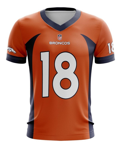 Playera Sublimada  Broncos Denver Custom Tallas Extras