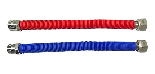 Kit Conexión Flexible Extensible Fm 3/4  25-50cm Rojo/azul
