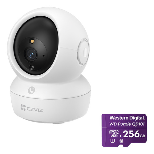 Mini Cámara Ip Pt 2 Megapíxel Wi-fi Seguimiento Inteligente Audio De Dos Vías Notificación Push Uso En Interior Con Memoria Microsd De 256gb Western Digital
