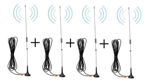 4 Antenas Auto Para Radios Baofeng Con Envío Incluido