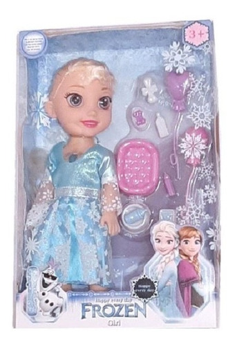 Muñeca Elsa De Frozen Con Accesorios - Canta En Ingles