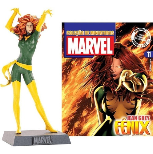 Miniatura Marvel Eaglemoss 11 Jean Grey 12x S/juros