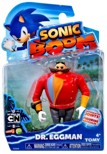 Muñeco Figura Sonic Boom Dr Eggman Cartoon