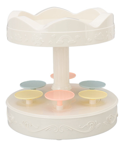 Soporte Para Tartas Giratorio Automático De Doble Capa