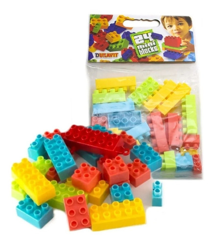  Ladrillos Duravit Bolsa X 24 Piezas +3 Años Mini Blocks