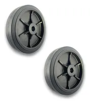 Comprar 2 Rueda Maciza Para Carros Carretas Pvc 175mm Para 200kg