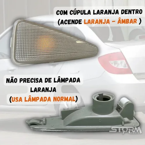 Lanterna Lateral Seta Pisca Renault Symbol Ano 2009 A 2013
