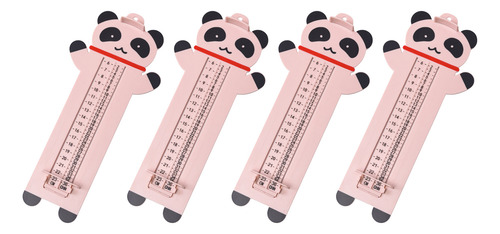 4x Calzado De Bebé Dispositivo De Medición De Pies Medidor