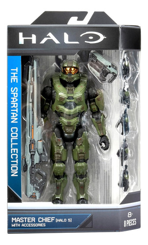Halo 5 Jefe Maestro Series 8 Con Accesorios