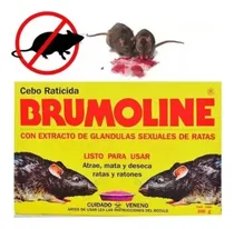 Comprar Veneno Rata Roedores Brumoline X100grs Raticida Mata Deseca