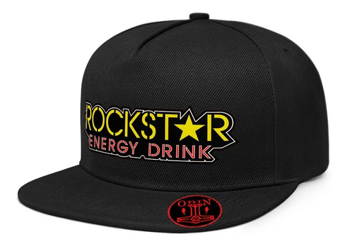 Gorra Snapback Plana Rockstar Energy Drink