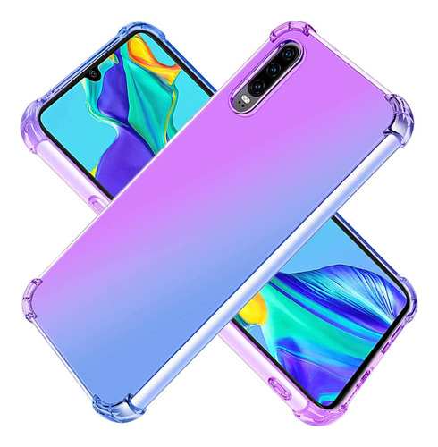 Funda Para Huawei P30 Ele-l29 Ele-l09, Transparente (489)