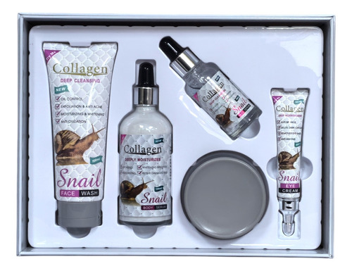 Kit Facial De Caracol Y Collagen Snail