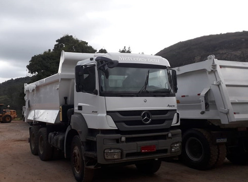 Imagem 14 de 15 de Mercedes-benz Axor 4144 6x4 Ano 2017 Caçamba Rossetti