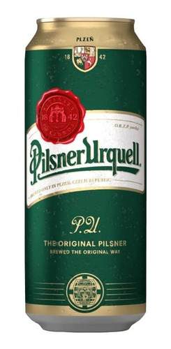 24 Latas De Cerveza Checa Pilsner Urquell 500ml