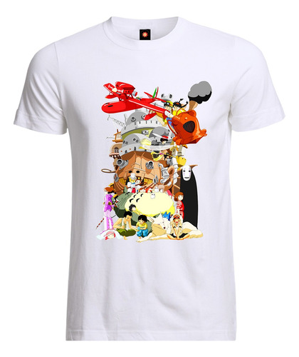 Remera Estampada Varios Diseños Japon Manga Studio Ghibli