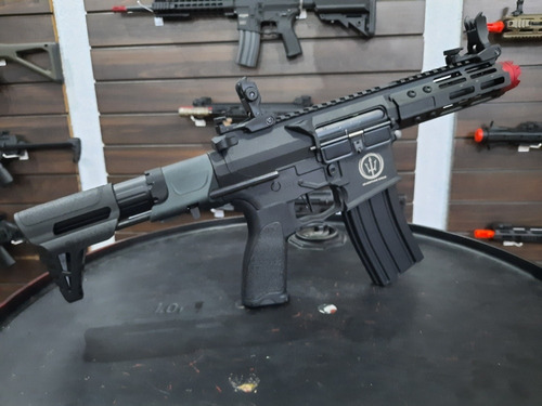 Imagem 5 de 9 de Airsoft Rifle Rossi Ar15 Neptune Pdw Nova