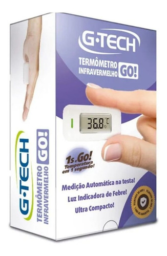 Imagem 2 de 3 de Termometro De Testa Digital Infravermelho G-tech Go Thgtgo