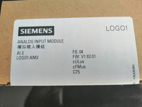 Imagen 1 de 1 de Modulo Analogico Siemens Logo Am2
