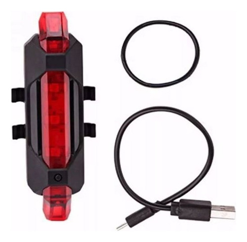 Luz trasera con señal de bicicleta USB 918